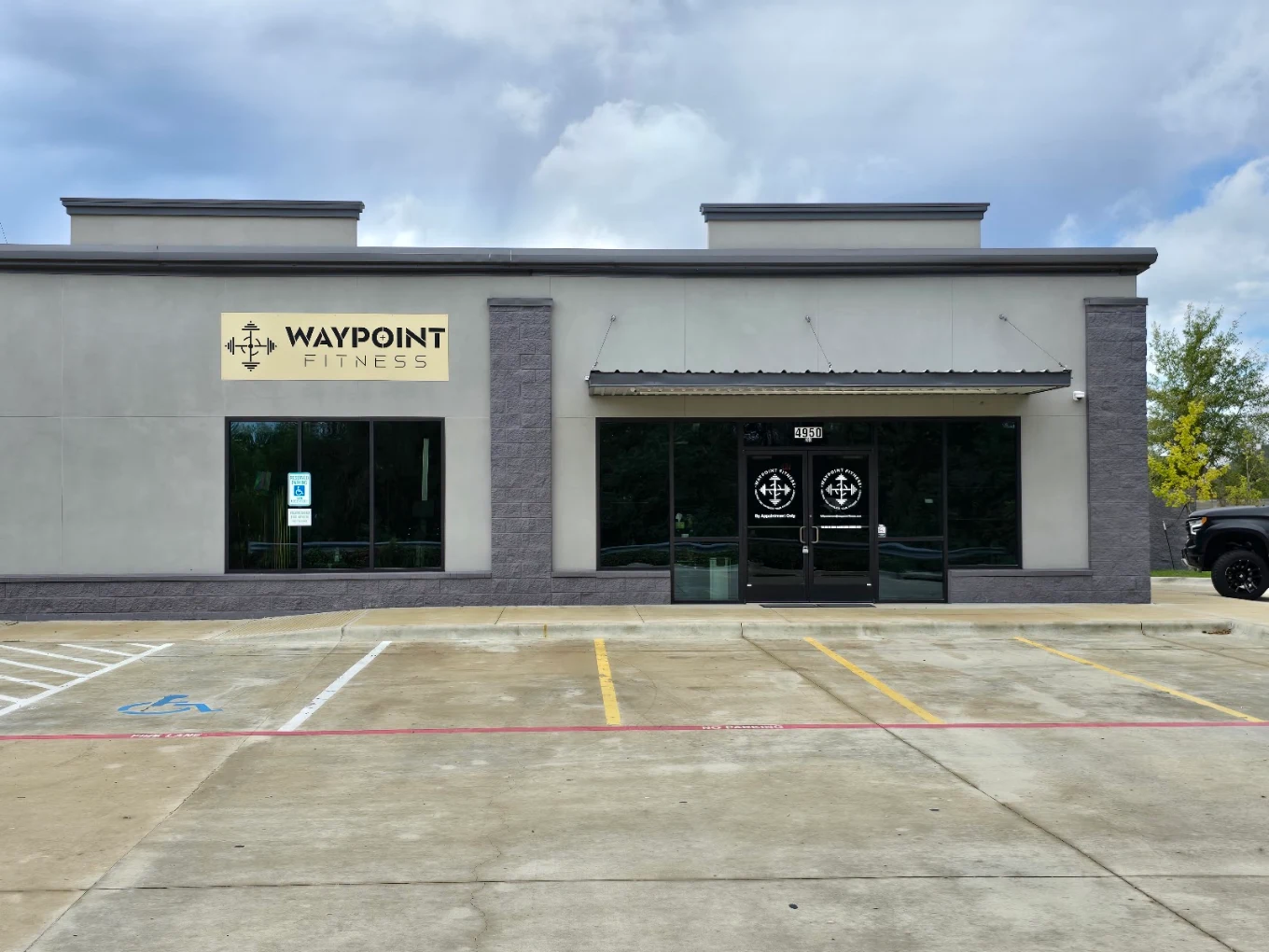 The Waypoint Fitness building at 4950 Holleman Drive South, College Station, Texas
